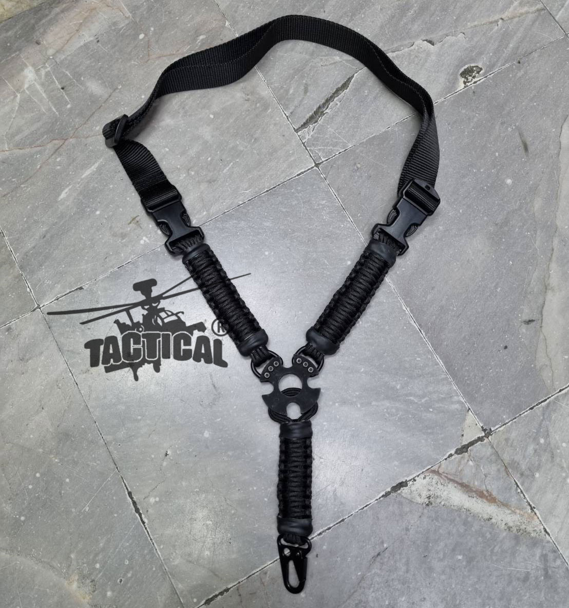 สายสะพายปืนเชือกพาราคอร์ด 1 จุด