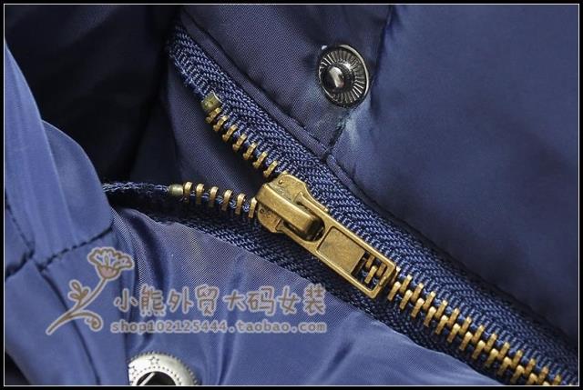 PreOrderคนอ้วน - เสื้อกันหนาวแฟชั่น ไซส์ใหญ่ คนอ้วน แจ๊คเก็ตผ้าร่ม บุนวมหนา มีHood สี : น้ำเงิน / แดง / ดำ