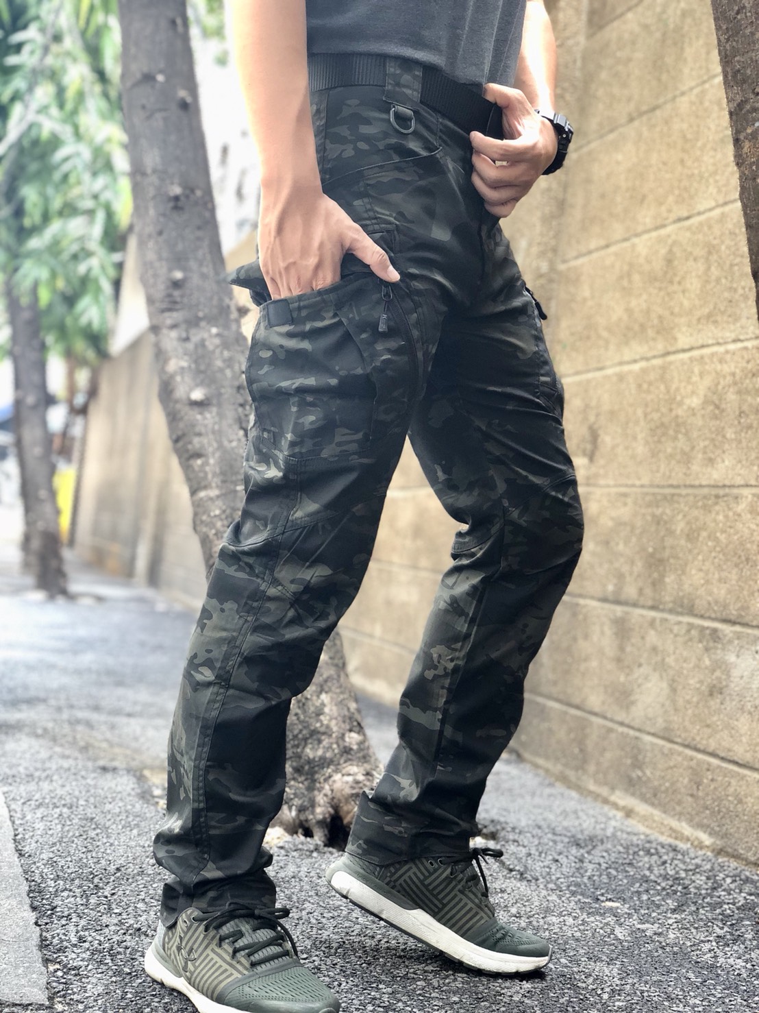 กางเกง Sector Seven IX9C มัลติแคมดำ MCBK ผ้าเบา ยืด กันน้ำ (ของแท้)