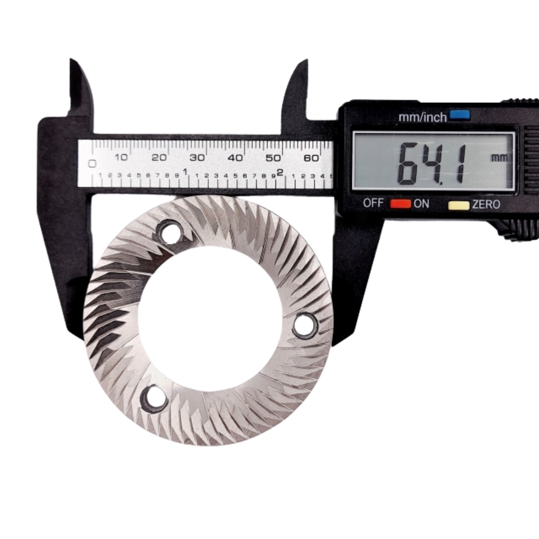 อะไหล่ ฟันบด 64mm. สแตนเลส เครื่องบดกาแฟ Coffee mill 900n รหัส 2058 (ราคาต่อคู่)