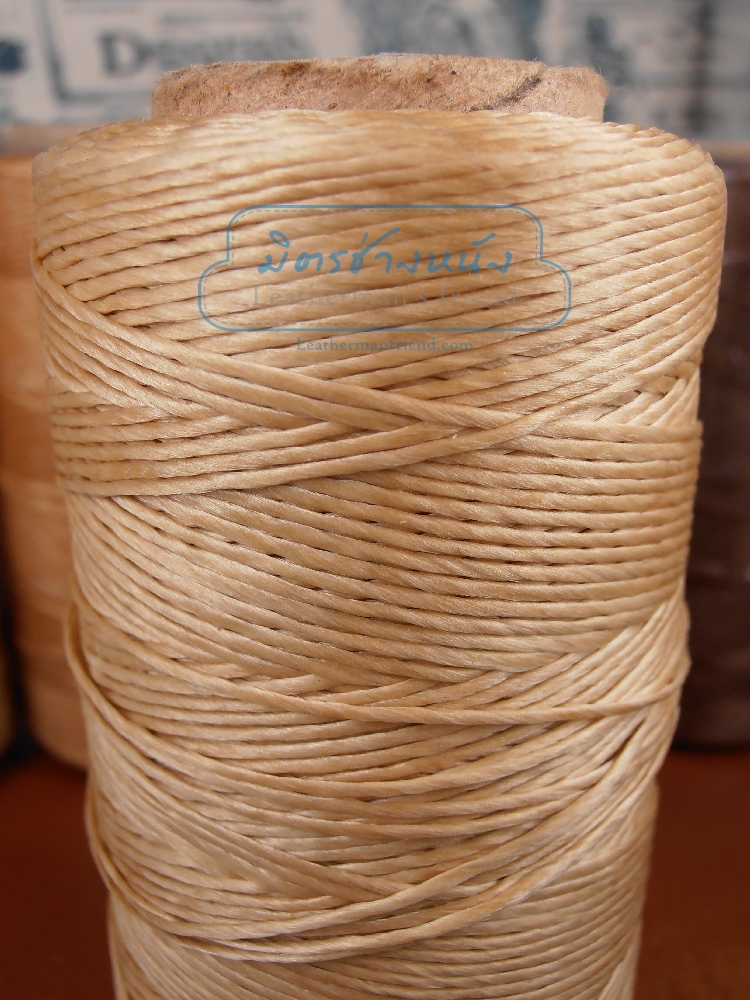 ด้ายเทียนนอก แบบเส้นเกลียวกลม ขนาด 0.8 มิล แบบญี่ปุ่น