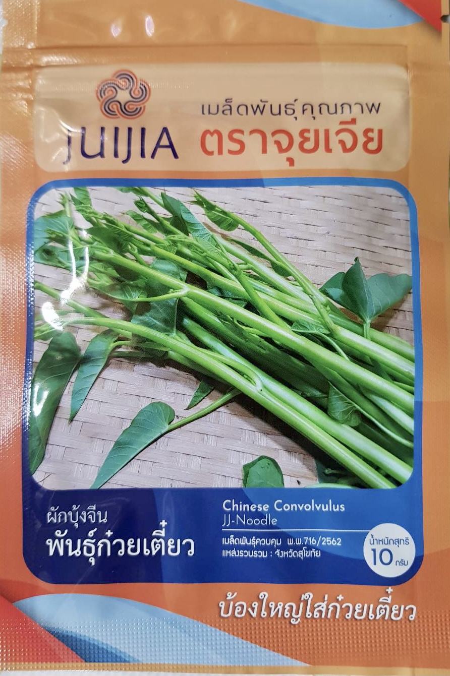 ผักบุ้ง ก๋วยเตี๋ยว ผักบุ้งแก้ว ต้นใหญ่ใบใหญ่ ประมาณ 150 เมล็ด