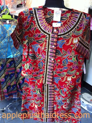 ASG08 ชุดสิงคโปร์หญิง มีสีแดง/สีขาว (เด็ก)