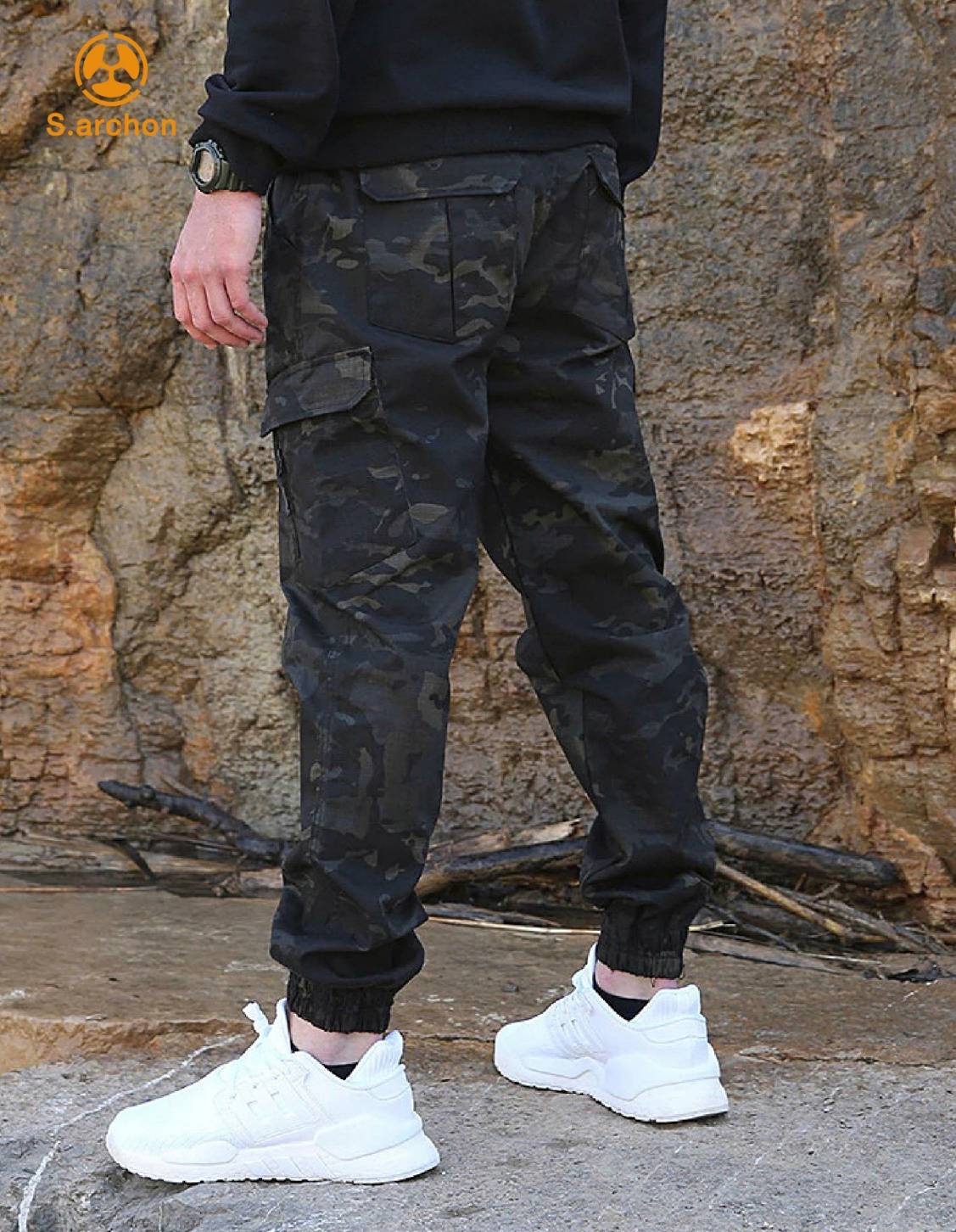 กางเกง S.Archon V6C ขาจั๊ม เอวยางยืด