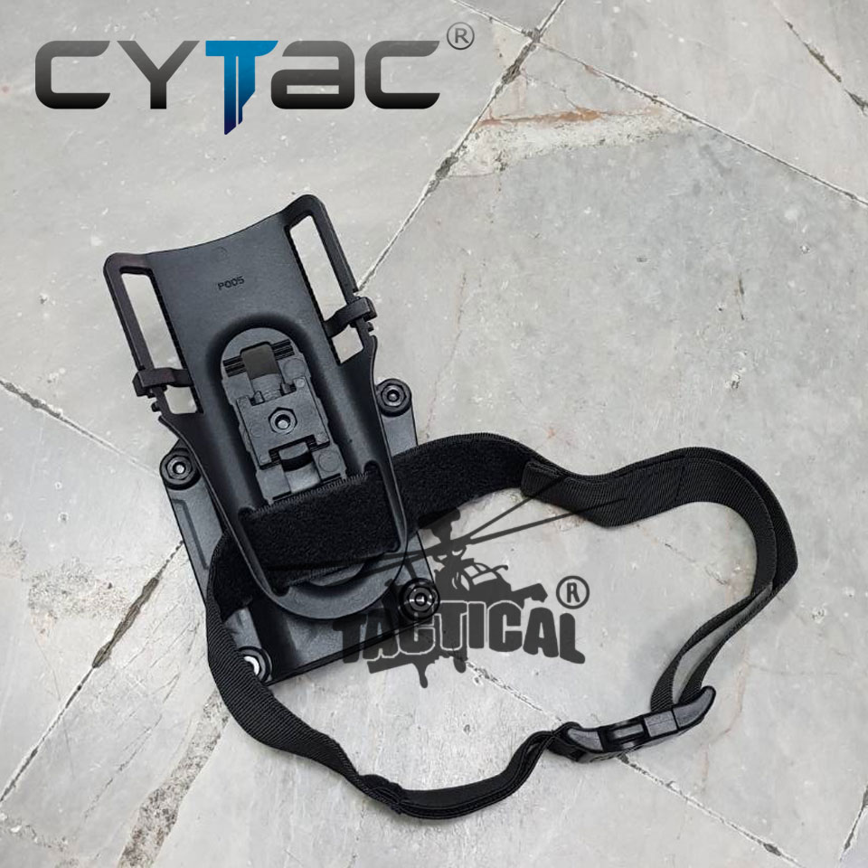 (งานแท้) ซองปืน Mega-Fit + เพลทลดต่ำ + รัดขา ยี่ห้อ Cytac