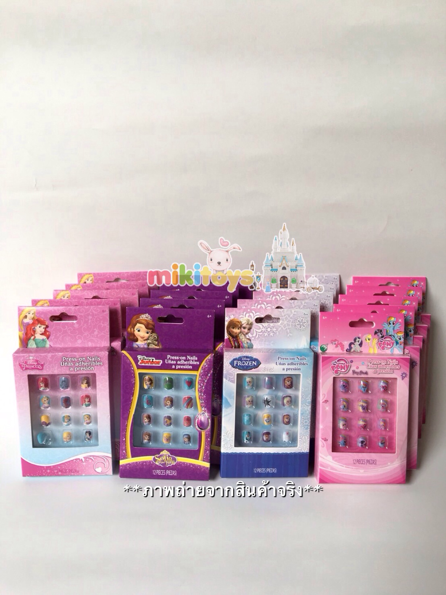 สติกเกอร์เล็บปลอมDisney Decorative Nail Art for Kids