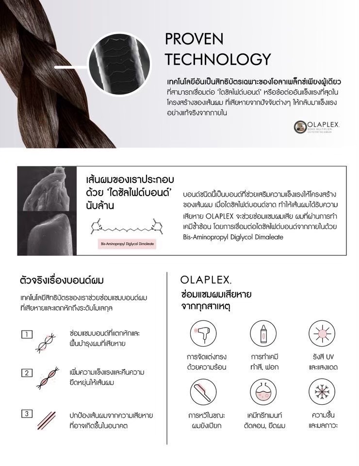 OLAPLEX No.0 Intensive Bond Building Hair Treatment 155 ml. นัมเบอร์ 0 อินเท็นซีฟ บอนด์ บิลดิ่ง แฮร์ ทรีทเม้นต์ ซ่อมแซมเส้นผมอย่างล้ำลึกเพิ่มความแข็งแรงและปกป้องความสมบูรณ์ของเส้นผม