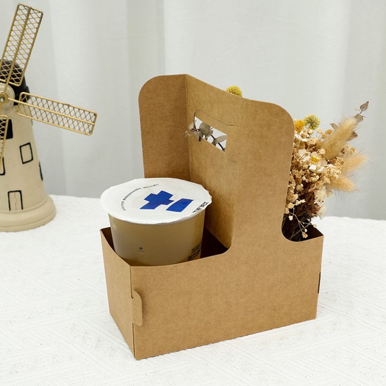 กล่องใส่แก้วกาแฟ-เครื่องดื่ม แพ็ค 50/100 ชิ้น