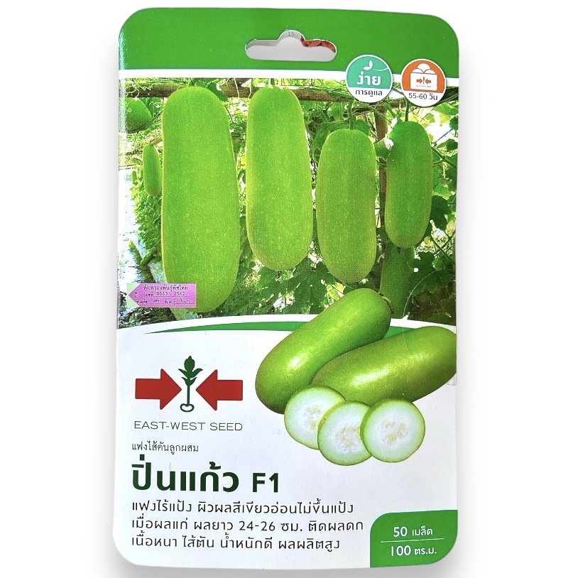 ศรแดง เมล็ด แฟงไส้ตัน ปิ่นแก้ว (50 เมล็ด)