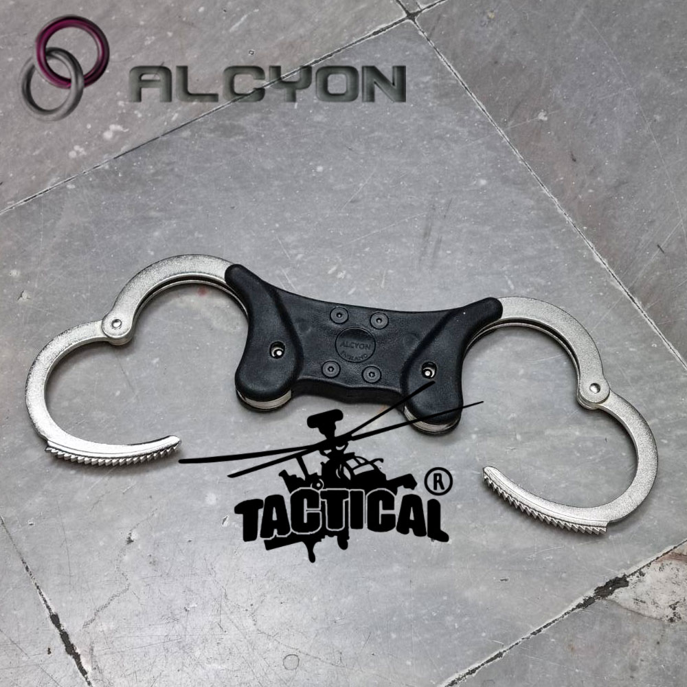 กุญแจมือแข็ง ยี่ห้อ Alcyon รุ่น Rigid (Made in Spain) มีซองผ้าขายแยก