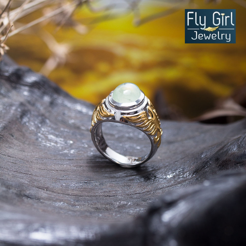 แหวนพญาอินทรีย์ แหวนเงินพลอยพีไนท์แท้(ราศีพฤษภ) ช่วยเรื่องค้าขายดีมีโชคลาภ แหวนชายสวย เกรดพรีเมี่ยม