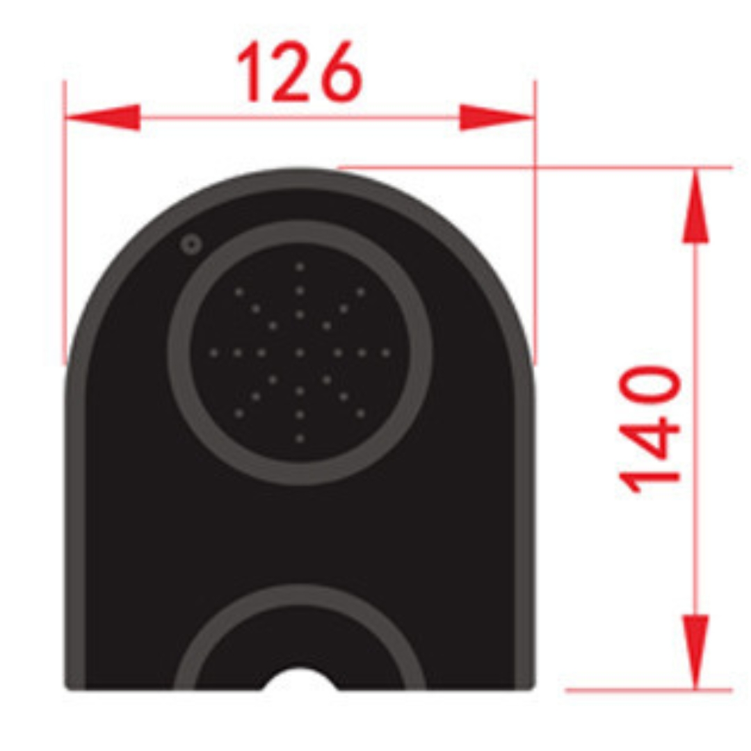 แผ่นยางรองแทมเปอร์กันลื่น แผ่นยางซิลิโคลนรองผงกาแฟเข้ามุมสีดำ รหัส 2411