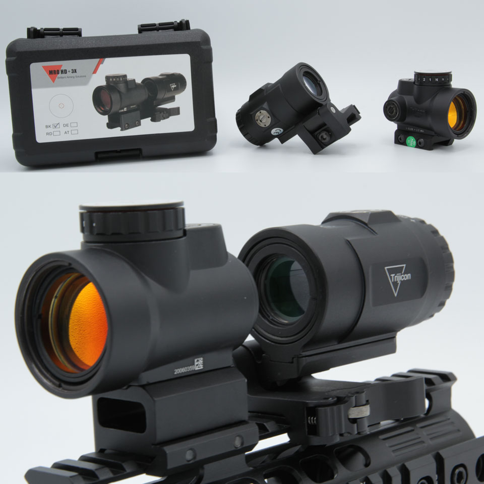 Dot (Set) MRO HD + ซูมหลัง Dot 3X ยี่ห้อ Trijicon