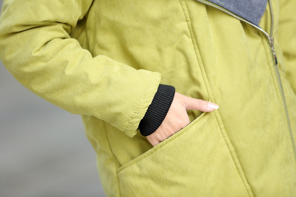 PreOrderคนอ้วน - เสื้อกันหนาวแฟชั่น ไซส์ใหญ่ คนอ้วน เสื้อแจ๊คเก็ตคลุมกันหนาว ดีไซด์ซิปเฉียง มีHood สี : กากี / เขียว / ดำ