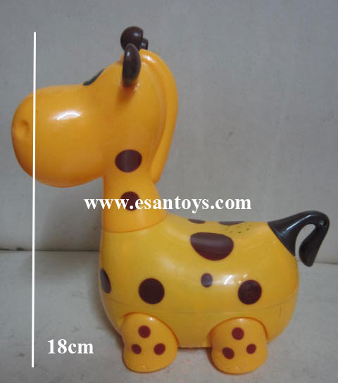 ยีราฟใส่ถ่านชนถอย