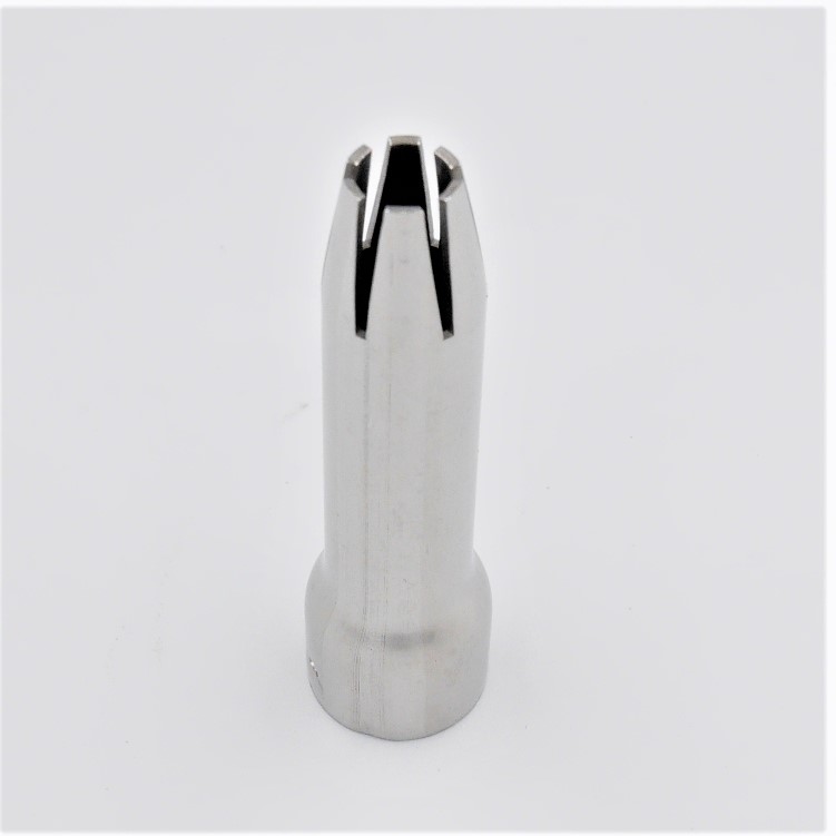 อะไหล่ ดอกบีบวิปครีม มงกุฎ แสตนเลส สูง 55 mm. เส้นผ่าศูนยกลาง 15 mm. ขวดทำวิปครีม รหัส 1174