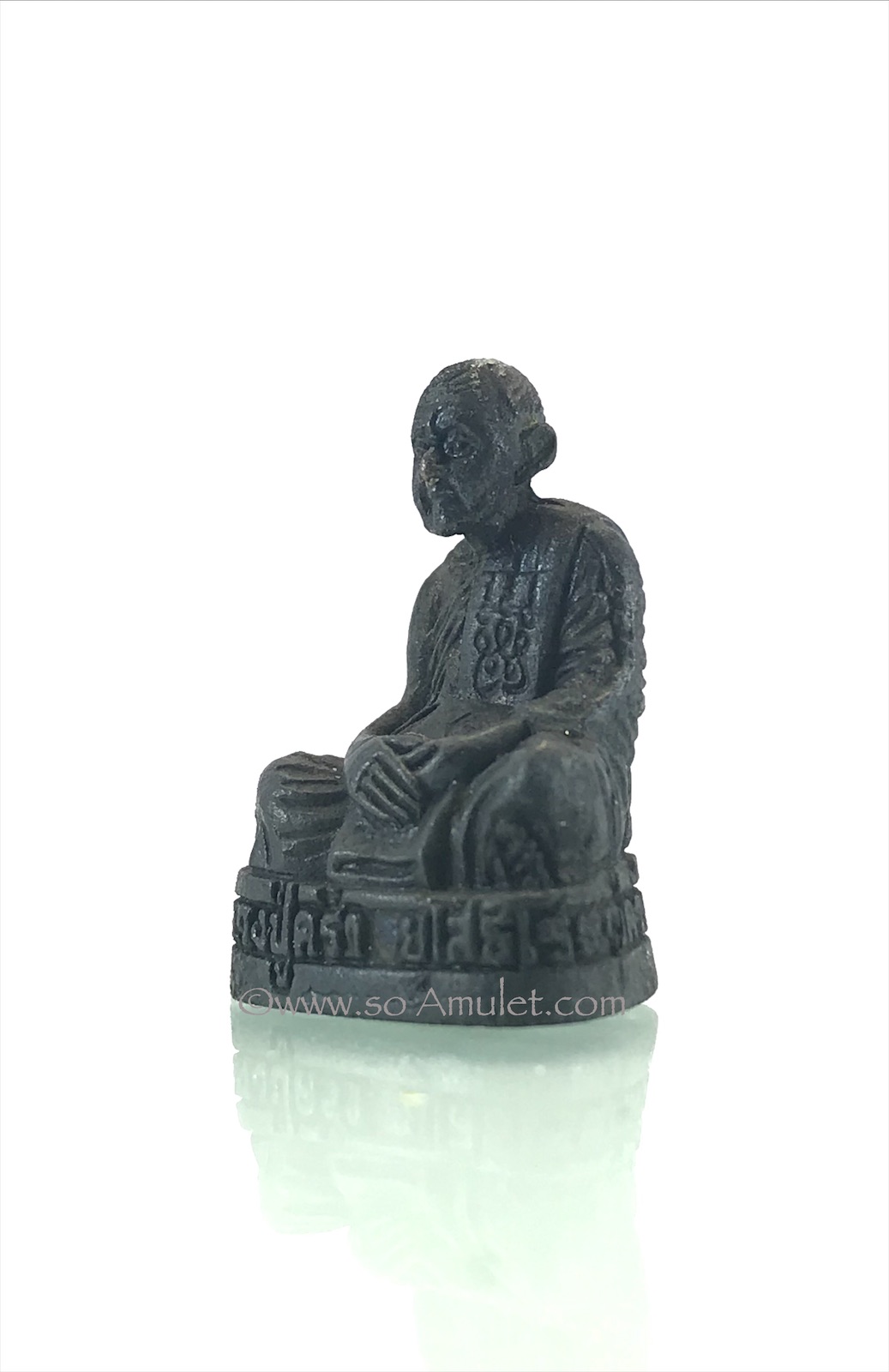 รูปหล่อหลวงปู่คร่ำ วัดวังหว้า รุ่นสร้างเจดีย์ พร้อมกล่องเดิม