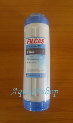 ไส้กรอง Carbon GAC 10 นิ้ว ยี่ห้อ Filcas