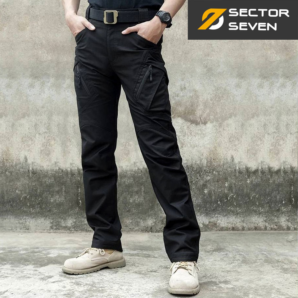 กางเกง Sector Seven IX9 ดำ ผ้าหนา ยืด กันน้ำ (ของแท้)