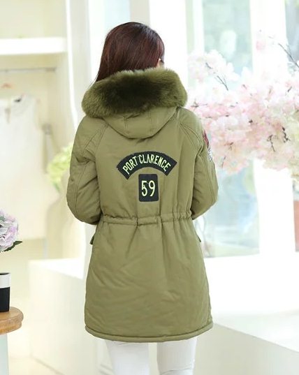 PreOrderคนอ้วน - เสื้อกันหนาว ไซส์ใหญ่ บุนวม ด้านในเป็นขนสัตว์ Hoodขนเฟอร์ สี : ดำ / เขียว