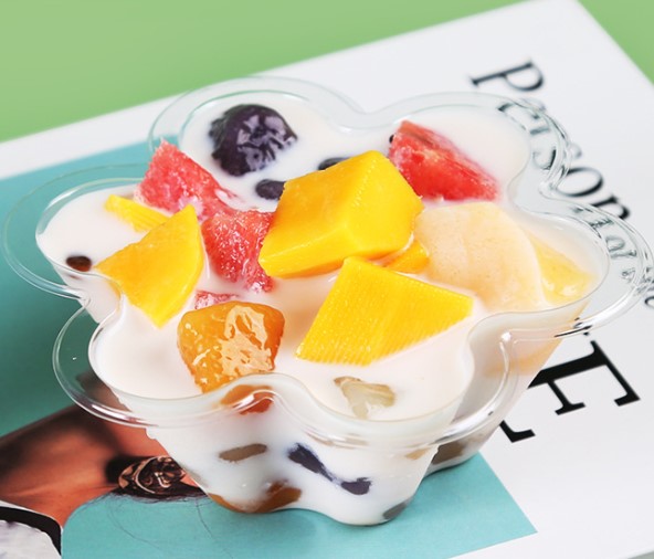 ถ้วยไอศครีม ของหวาน แพ็ค 100 ชิ้น (ไม่มีสติ๊กเกอร์แถม)