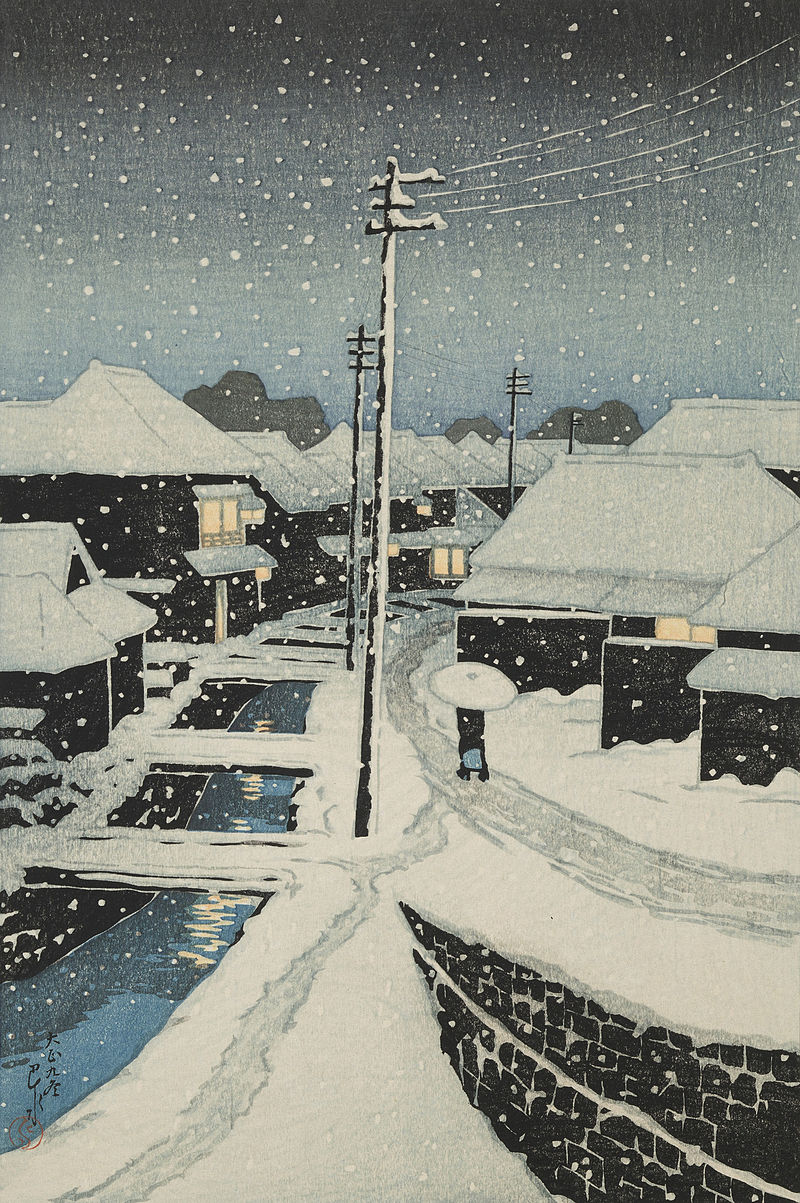 สมบัติแห่งชาติญี่ปุ่น "รวมภาพพิมพ์ของHasui Kawase"