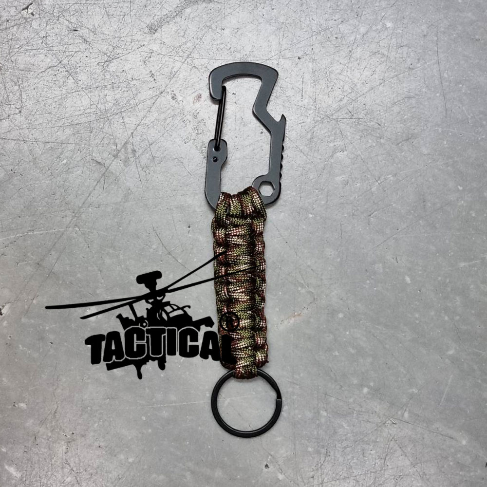 (รวม) พวงกุญแจเชือก Carabiner Tactical Link