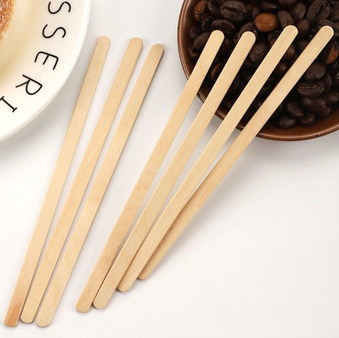 ไม้คนกาแฟ แบบใช้แล้วทิ้ง แพ็ค 490-500 ชิ้น (แพ็คแยกชิ้น)