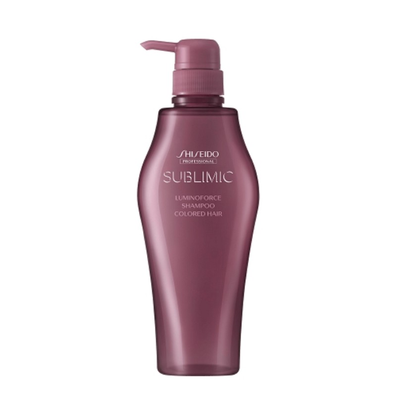 SHISEIDO SUBLIMIC Luminoforce Shampoo 500 ml แชมพูสำหรับผมทำสี พร้อมปกป้องเส้นผมทำสีจากการซีดจาง