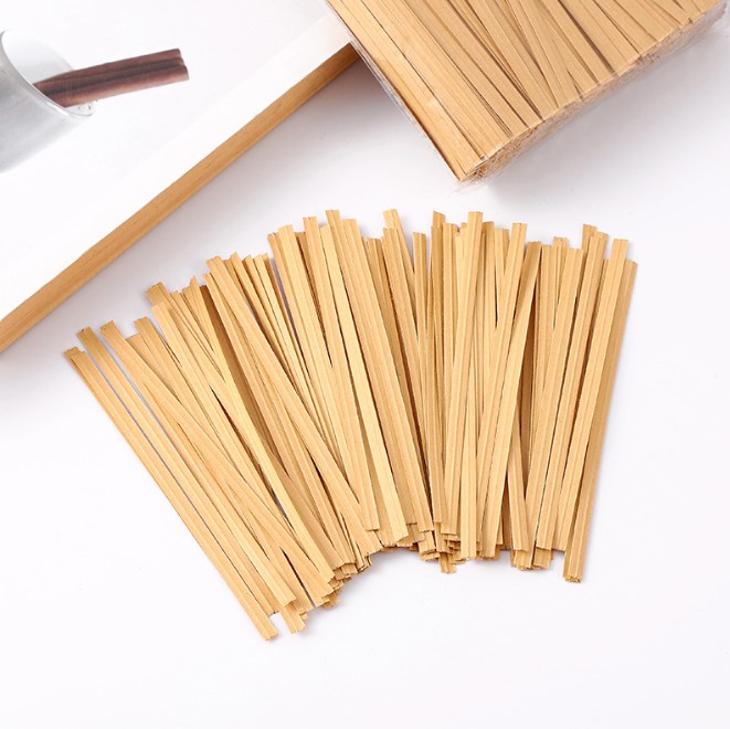 ลวดกระดาษคราฟท์สำหรับมัดปากถุง จำนวน 1000 เส้น/มัด