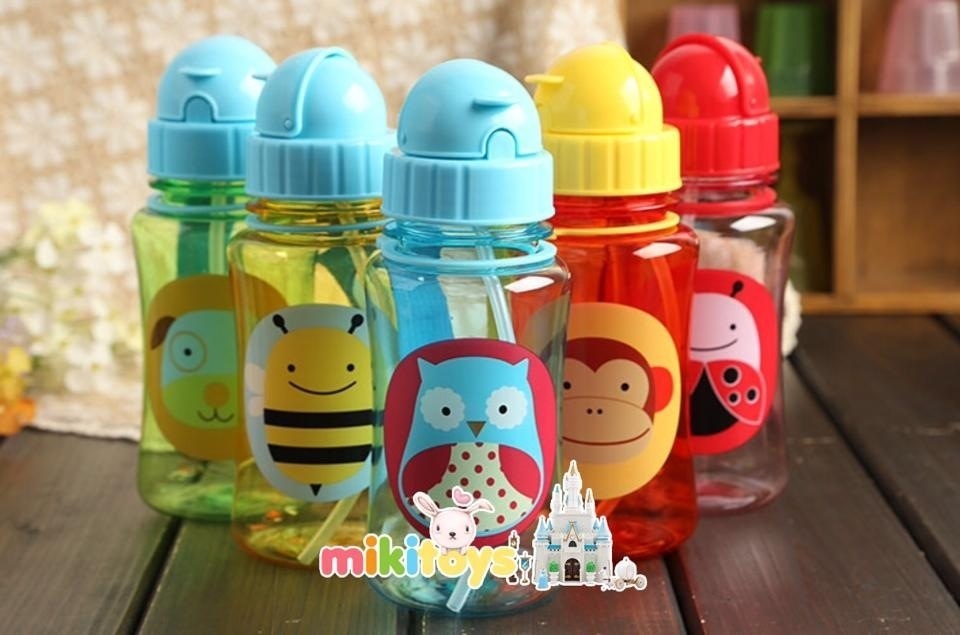 ขวดน้ำดื่ม กระติกน้ำเด็ก แบรนด์Skip Hop ลายน่ารักเหมาะกับเด็กๆค่ะ *BPA Free ปลอดภัย(ฟรีค่าจัดส่ง)