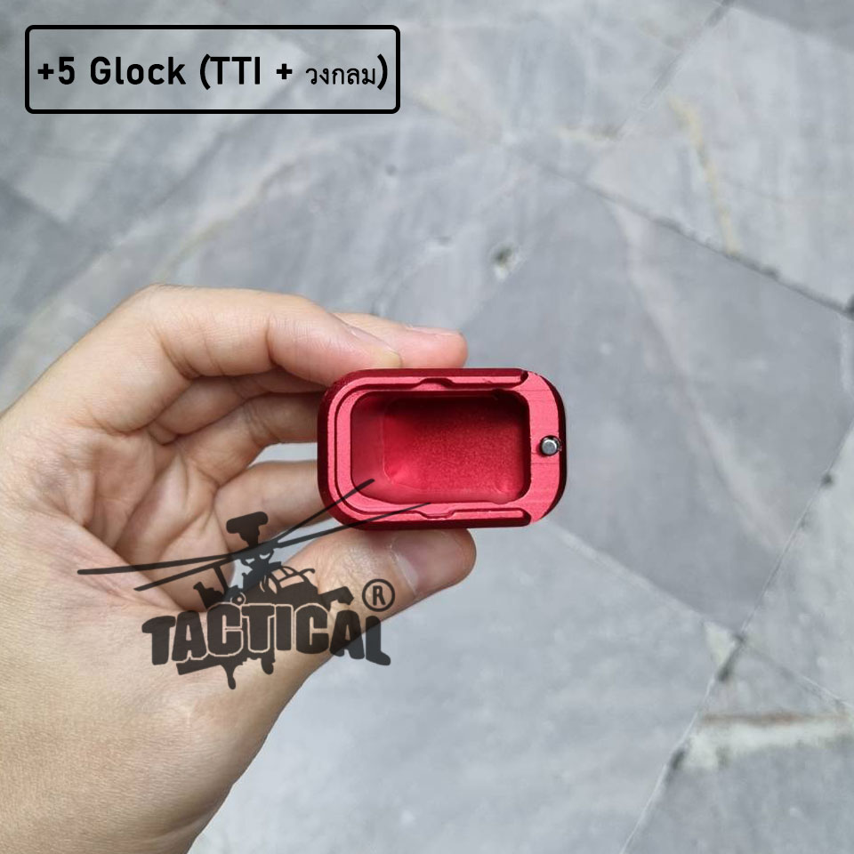ส้นแม็ก +5 TTI - Glock 17/18/19 (Gen 1-5)