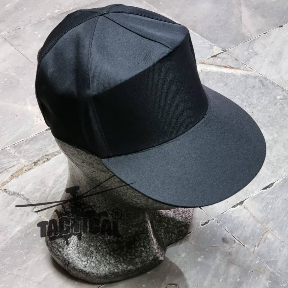 หมวกแก๊ปยางยืด ดำ/กรมท่า