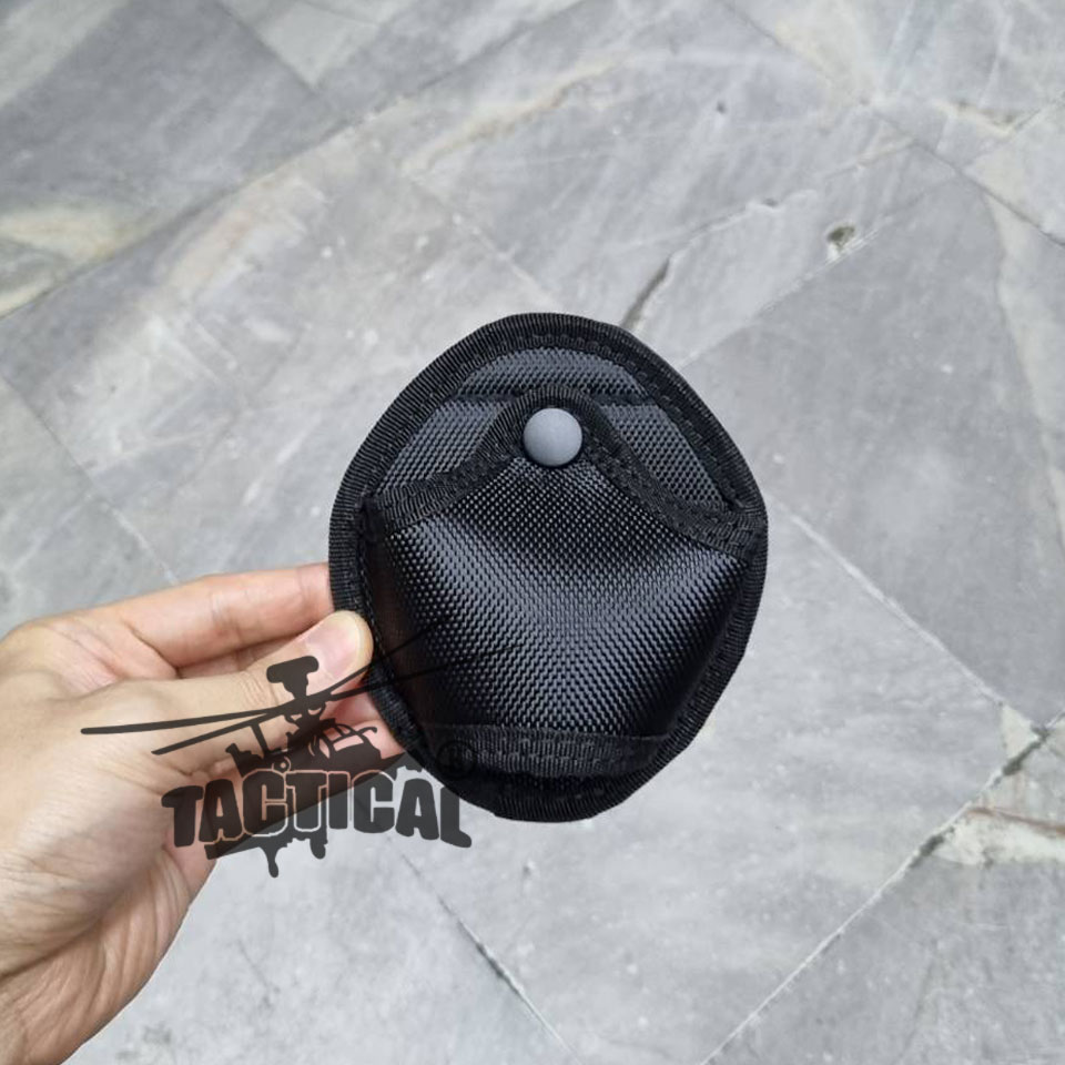 ซองกุญแจมือผ้า ติดเวส เข็มขัดได้ (ใส่ได้ทั้งบานพับและแบบโซ่)