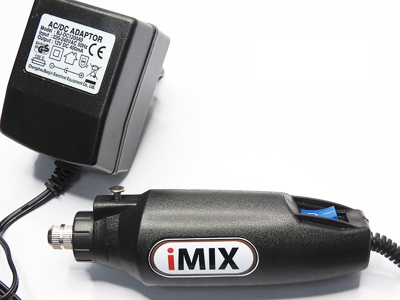 เครื่องตีฟองนม iMix 12V ระะบบไฟฟ้า สีดำปุ่มน้ำเงิน 1610-372