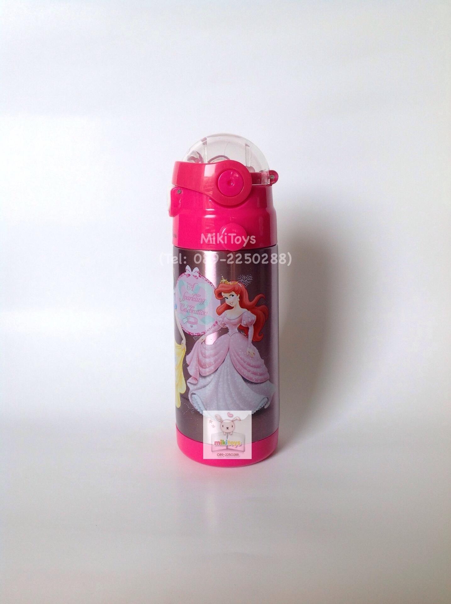 ✅กระติกน้ำเจ้าหญิง(สโนไวท์/ออโรร่า/เอเรียล) Disney Princess (Snow White/Aurora/Ariel) หลอดดูดนิ่ม รุ่นเก็บอุณหภูมิ แถมฟรี!! ถุงหุ้มช่วยรักษาอุณหภูมิ1ถุงและแปรงล้างหลอด1ชิ้นค่ะ^^