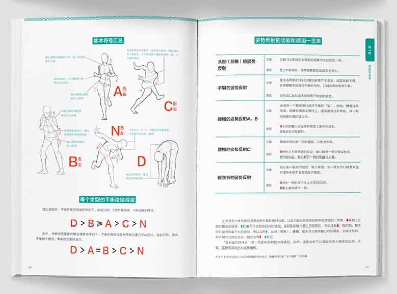 Theorem of pose by Rokuro Shinobasa หนังสือสอนวาดรูป รวมท่าทางการโพสต์ท่าของตัวละครในมังงะ อนิเมะ