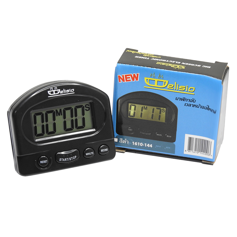 นาฬิกาจับเวลา สีดำ 1610-144