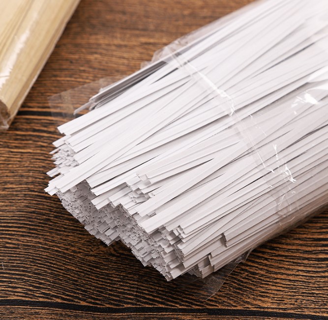 ลวดกระดาษคราฟท์สำหรับมัดปากถุง จำนวน 1000 เส้น/มัด