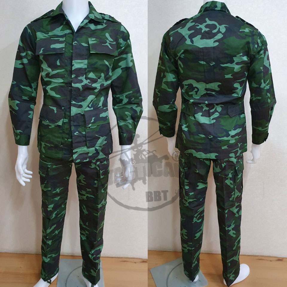 ชุดเวสพรางทบ.เก่า 4 กระเป๋าตรง