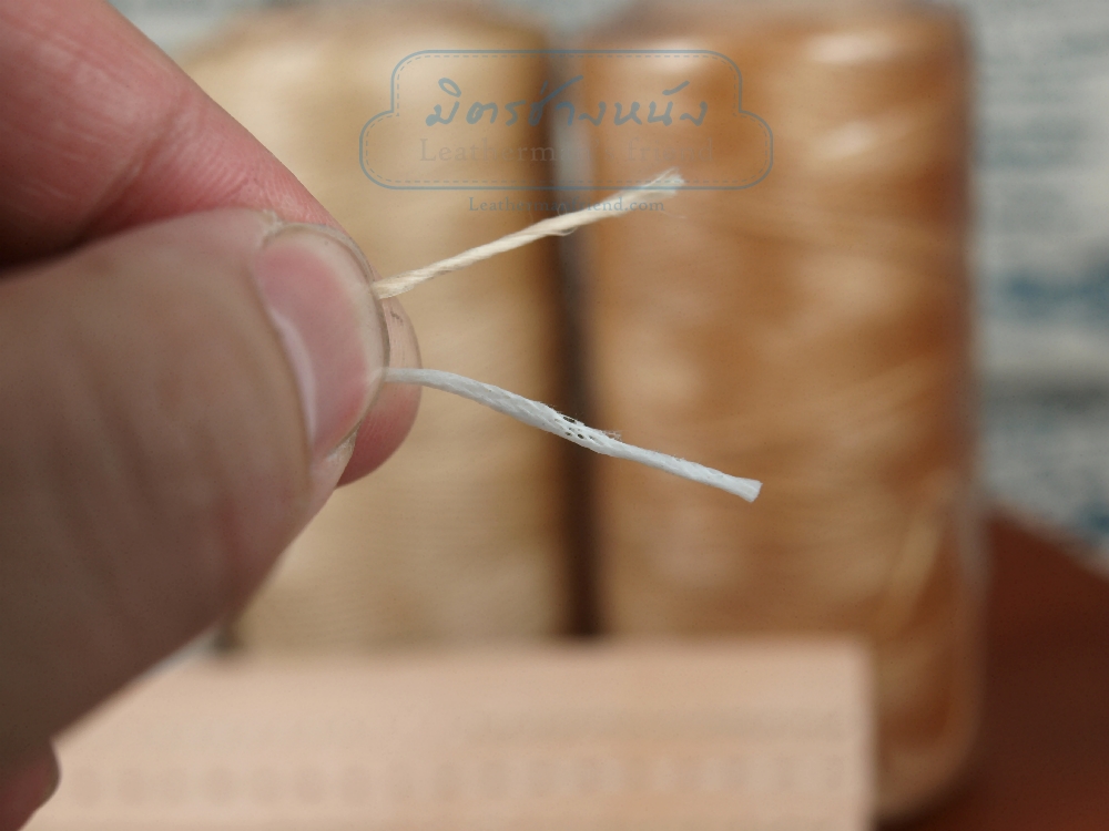 ด้ายเทียนนอก แบบเส้นเกลียวกลม ขนาด 0.8 มิล แบบญี่ปุ่น