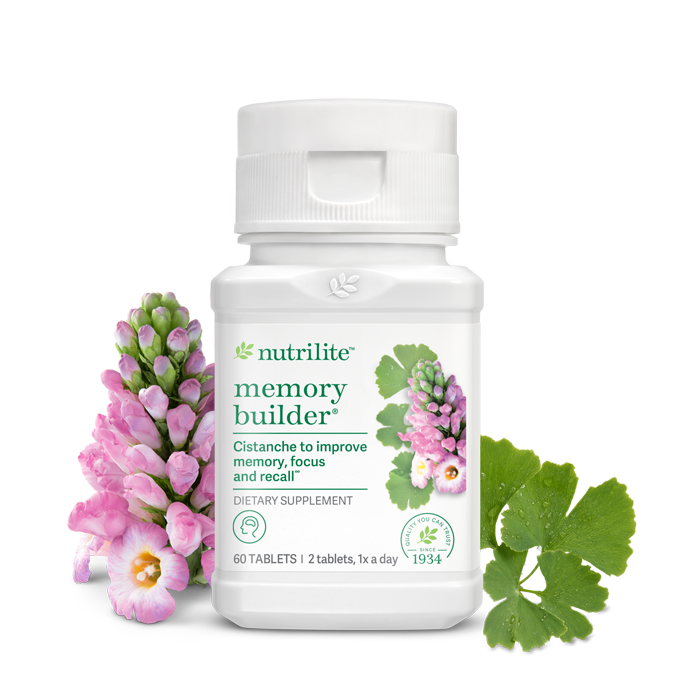 NUTRILITE Memory Builder (ขนาด 1 เดือน) บำรุงสมอง ป้องกันโรคความจำเสื่อม อัลไซเมอร์ Amway USA