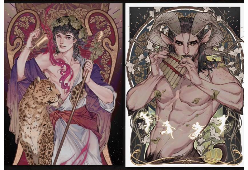 การเดินทางของภูต: เทคนิคการวาดภาพประกอบสไตล์อาร์ตนูโว