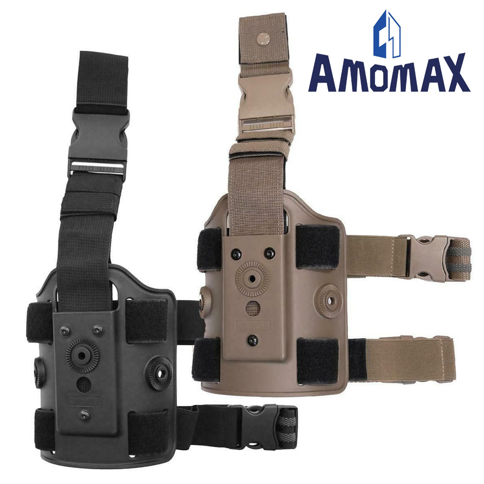 (ของแท้) เพลทติดกับซองปืน Amomax รัดขา