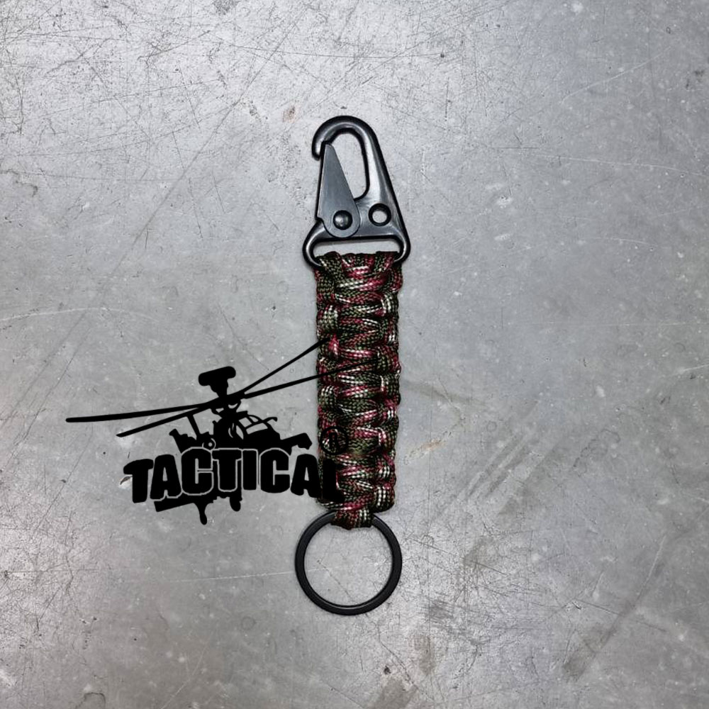(รวม) พวงกุญแจเชือก Carabiner Tactical Link