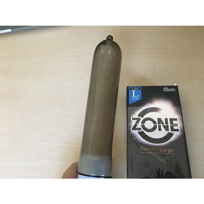 ถุงยางอนามัย JEX ZONE Stealth Jelly L ถุงยางอนามัย เจ็ท โซน ขนาดใหญ่ เจลหล่อลื่นชนิดพิเศษเพิ่มความลื่น 54-55mm 6 ชิ้น