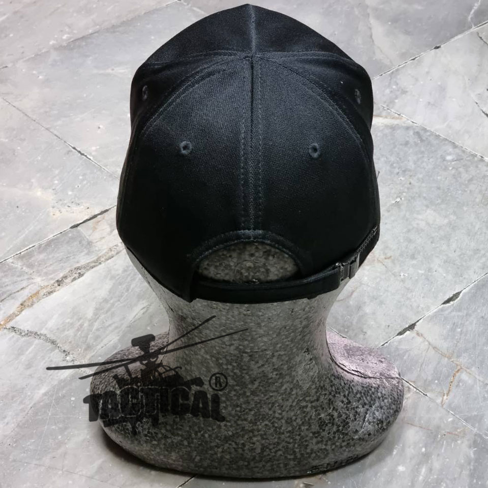 หมวกแก๊ป พิชิตผองภัย ดำ ซิปหลัง