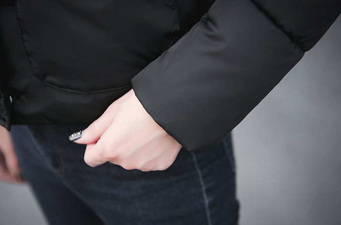 PreOrderคนอ้วน - เสื้อกันหนาว แจ๊คเก็ตบุนุ่น ขนเฟอร์อุ่น ถอดได้ สี : ขาว / ชมพู / ดำ