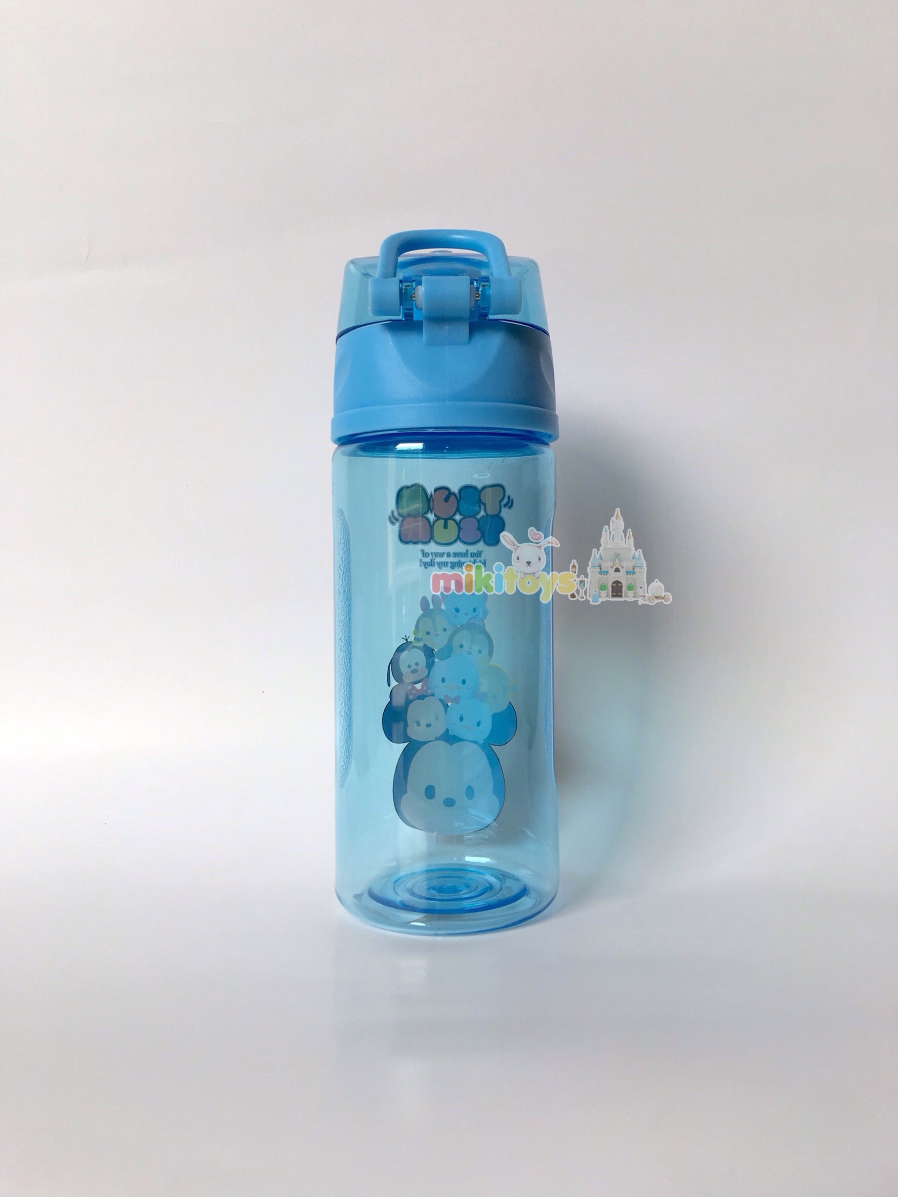กระติกน้ำเด็ก Tsum Tsum BLUE รุ่นยกดื่ม สีฟ้าใสๆ *BPA Freeปลอดภัยค่ะ
