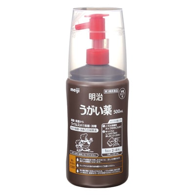 Meiji isojin เมจิ อิโซจิ (Meiji Isodine mouthwash) น้ำยากลั้วคอใช้กลั้วคอหรือบ้วนปากฆ่าเซื้อโรคในลำคอทุกชนิด 500 ml